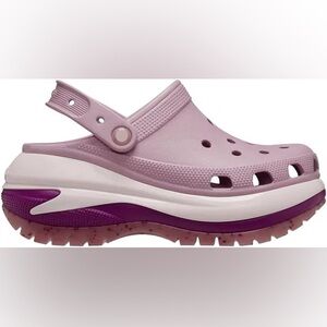 Women's Purple Platform Mega Crush Clogs